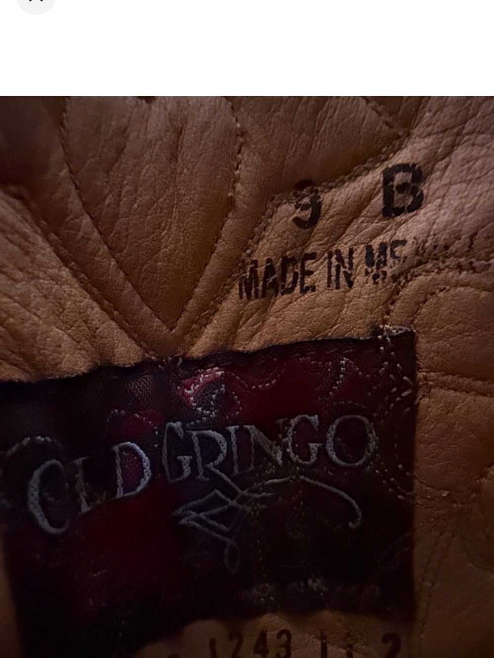 Old Gringo Golondrita
Olive, Brown & Red Floral Embroidered Western Boots - Picture 7 of 7